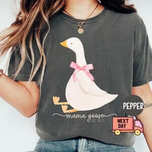 Coquette Mama Goose Shirt, Silly Goose Shirt For Mom